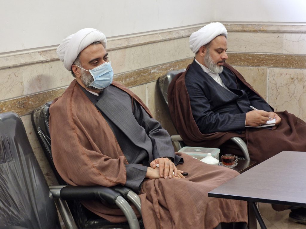 جلسه رئیس مرکز تخصصی شهداب محراب با معاونت پژوهش حوزه علمیه قم