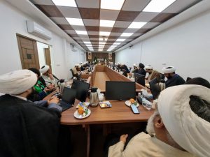 جلسه رئیس مرکز تخصصی شهدای محراب با طلاب و فضلای کرمان