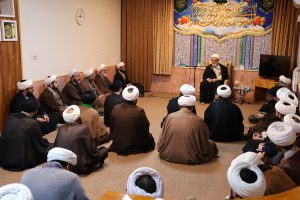 حجت الاسلام ملکی در مراسم افتتاحیه ترم جدید تحصیلی مرکز تخصصی شهدای محراب