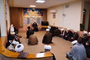 حجت الاسلام ملکی در مراسم افتتاحیه ترم جدید تحصیلی مرکز تخصصی شهدای محراب