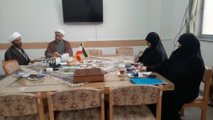 جلسه حجت الاسلام جلالی با مدیر مرکز آموزش های آزاد جامعه الزهرا