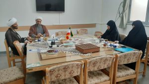 جلسه حجت الاسلام جلالی با مدیر مرکز آموزش های آزاد جامعه الزهرا