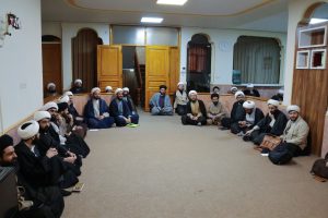 جلسه توجیهی مدیر مرکز تخصصی شهدای محراب درمورد کاربینی ماه رمضان