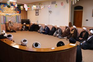 جلسه صمیمی مدیریت با دانش پژوهان