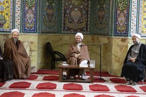 حجت الاسلام حاج علی اکبری در اردوی مسیر