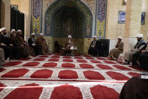 حجت الاسلام حاج علی اکبری در اردوی مسیر