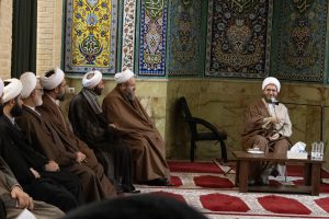 حجت الاسلام حاج علی اکبری در اردوی مسیر