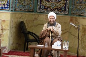 حجت الاسلام حاج علی اکبری در اردوی مسیر