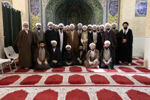 حجت الاسلام حاج علی اکبری در اردوی مسیر