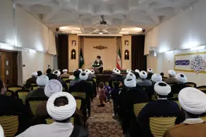 مراسم جشن نیمه شعبان و 22 بهمن در حرم مطهر 23 بهمن 1403