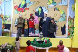 مراسم جشن نیمه شعبان و 22 بهمن در حرم مطهر 23 بهمن 1403