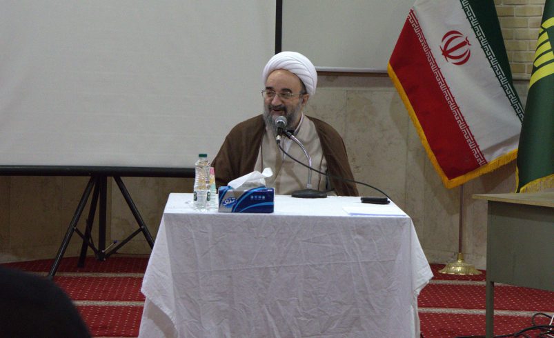 حجت الاسلام آقایی در اردوی مسیر