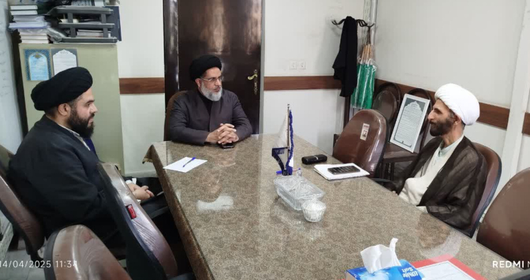دیدار معاون تهذیب مرکز تخصصی شهدای محراب با مدیران اداره قرآن و حدیث معاونت تهذیب حوزه علمیه قم