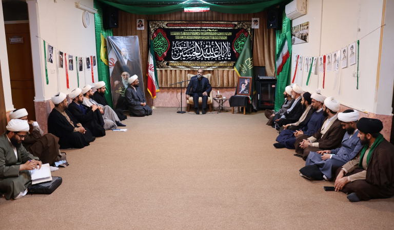 حضور مدیر کل حوزه ریاست استانداری استان قم در جمع دانش پژوهان