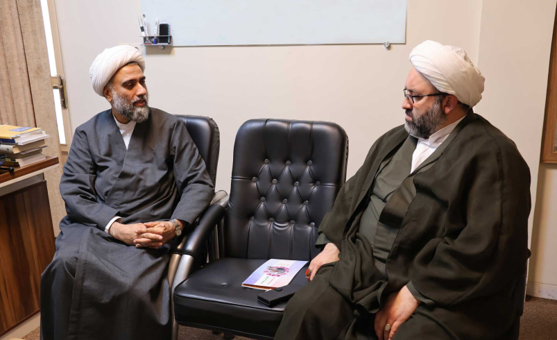 دیدار مدیر مرکز با مدیر دفتر نمایندگی شورای سیاستگذاری ائمه جمعه تهران